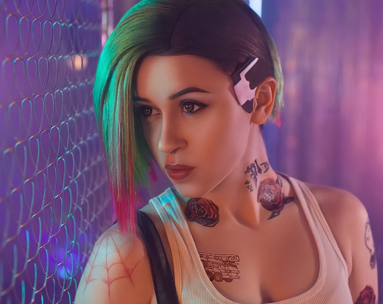 Татуировки cyberpunk 2077. Киберпанк 2077 Джуди Альварес. Cyberpunk 2077 Джейд. Cyberpunk 2077 Джуди. Джуди Альварес Cyberpunk 2077 косплей.