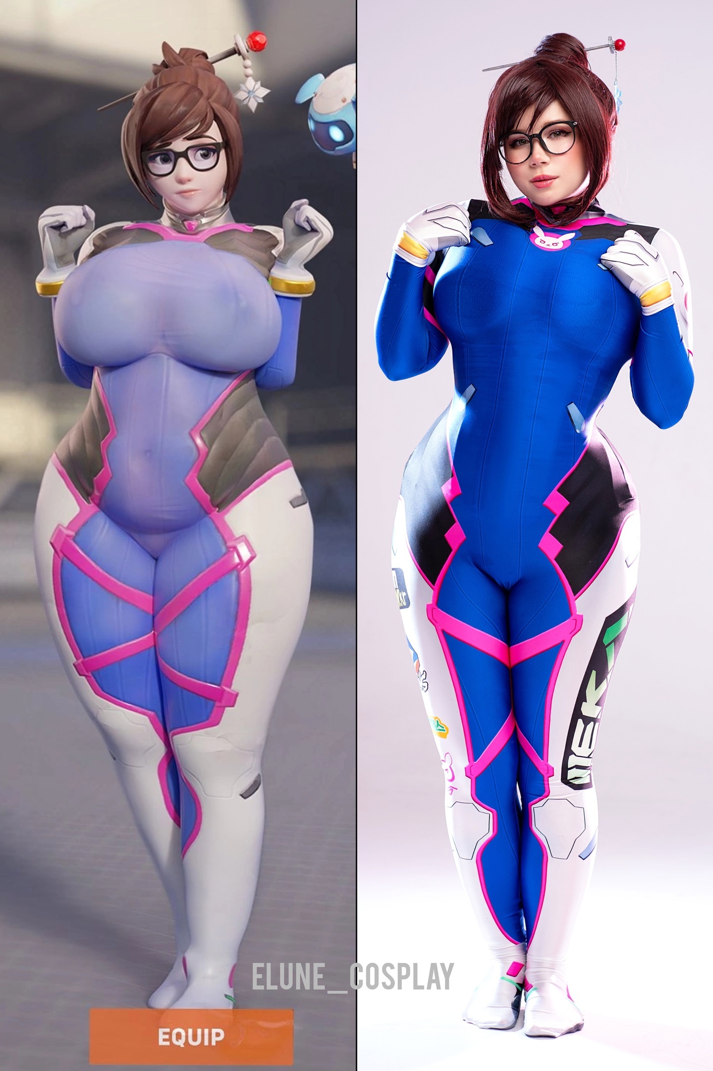 Cuckold by dva mei and pharah overwatch cosplay